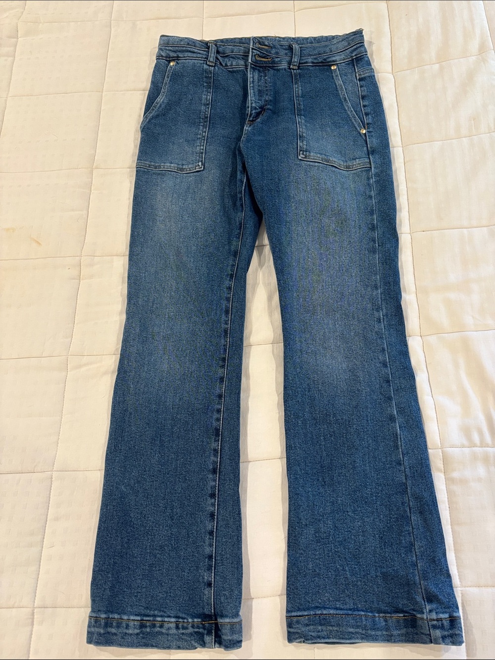 Michael Kors Men's Mid Blue Bootcut Jeans